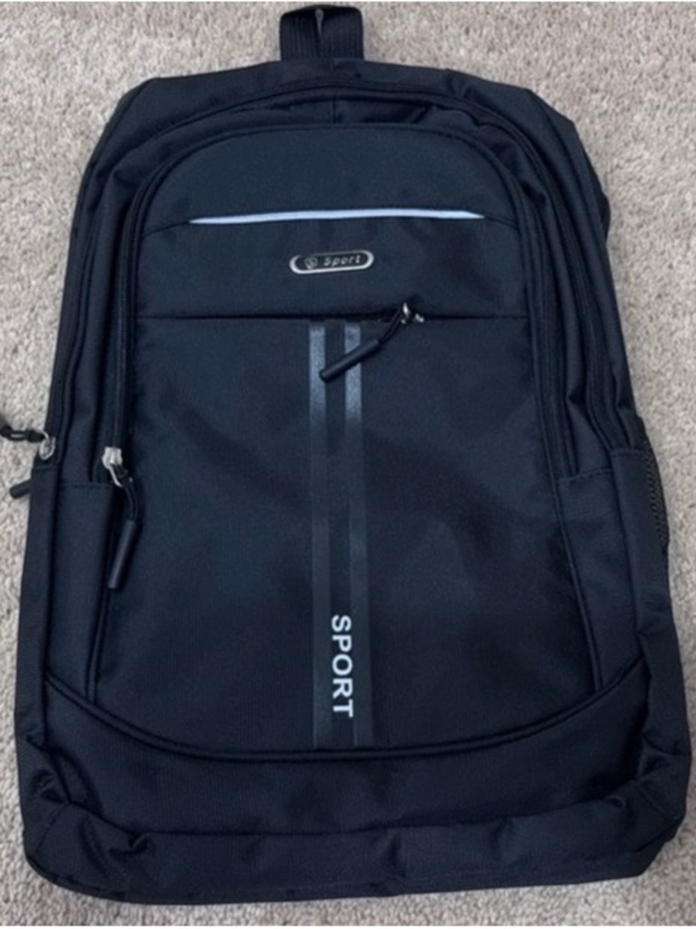 Brand new never used, black backpack! - Picture 3 of 12